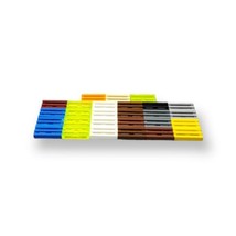 Lego 2412b Mixed Colors White Gray Blue Tile Grille 1x2 Bottom Groove Lip Lot 27 - $8.42