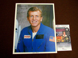 Loren Shriver Nasa Shuttle Astronaut Signed Auto Color 8 X 10 Photo Jsa Beauty - £117.67 GBP