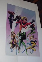 Marvel Universe Poster # 5 Ladies by Mike Mayhew She-Hulk Rogue Storm Em... - £19.74 GBP