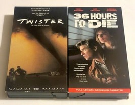 Twister (VHS, 1996) &amp; 36 Hours To Die (VHS Screener)  - £4.60 GBP