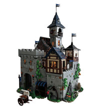 City Architecture Building Blocks Set for Black Castle Model MOC Bricks Kit Toys - £428.33 GBP