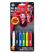 Rubies -  No-Mess Make Up Crayons - 6-Color - Washable - Costume Accessory - £7.20 GBP
