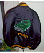 Varsity  Jacket 47 Chevy Sedan Delivery Hand Embroidered - $69.51 CAD