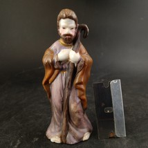 Replacement Nativity Piece : Joseph, Vintage Hand Painted Ceramic - $9.00