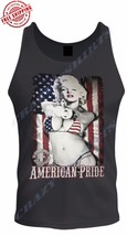 Marilyn Monroe Mens American flag usa T-Shirt Tank Top S M L XL 2XL - £9.47 GBP