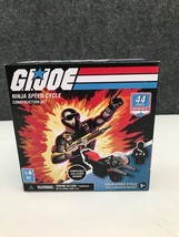 GI Joe Ninja Speed Cycle Construction Set 44 Piece W/Figure Hasbro New In Box - £11.07 GBP