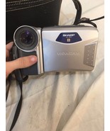 Sharp VL-A111 Viewcam 16X Power Zoom For Parts Only Untested Silver 32296 - $250.86 MXN