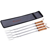 Marshmallow Roasting Sticks, Smores Sticks For Fire Pit Long, Heavy Duty Hot Dog - £41.55 GBP
