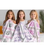 Personalized Baby Girl Blanket – Monogram Minky for Newborn | Baby Shower Gift - $18.95 - $39.95