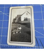 Vintage Photograph Little Boy In Pedal Car 1937 San Antonio Texas - $8.81 CAD