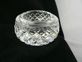 Cut Crystal Waterford Ashtray, Vintage w/ Logo Etched on Bottom - $59.40