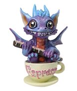 Ruth Thompson Artisan Espresso with Al Drake Wyrmling Dragon In Cup Figu... - $586.90 MXN