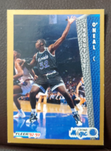 Shaquille O&#39;Neal Fleer 92-93 Orlando Magic Basketball Trade Card #37 - £67.15 GBP