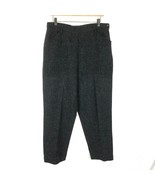 Womens Size 16 Woolrich Dark Gray Midweight Wool Blend Dress Pants Made ... - £30.97 GBP