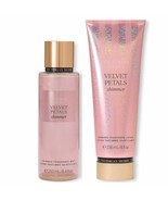 VS Victoria&#39;s Secret Velvet Petals Shimmer Fragrance Lotion and Mist Set... - $51.97 CAD