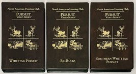Lot Of 3 North American Hunting Club VHS Pursuit Video Series; Whitetail... - $14.49