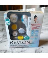 NOS Revlonspa MoistureStay Travel Facial Cleaning Brush Portable W/ Bonu... - $49.45