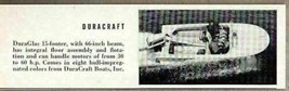 1960 Magazine Photo DuraCraft Boat Co. DuraGlas 15&#39; Boats  - £6.56 GBP
