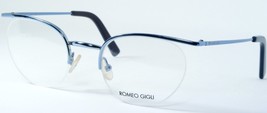 Romeo Gigli Genium RG203 8M1 Brillante Azul Gafas 203 47-21-135mm Italia - £63.49 GBP