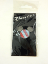 Disney Store Mickey Mouse Hologram Lenticular Mickey Icon Head w/Flag Pi... - $6.99