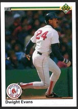 Boston Red Sox Dwight Evans 1990 Upper Deck #112 nr mt ! - £0.39 GBP