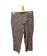  Hillary Radley Capris Small  Stretch Zip Pants  geometric shape  - €11,02 EUR