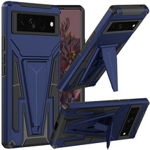 Alien Design Shockproof Magnetic Hybrid Case Cover Blue For Google Pixel 7 Pro - £6.84 GBP