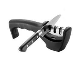 Kitchen Knife Sharpener 3 Stage Pro Knife Sharpening Tool Helps Repair R... - $8.79