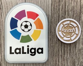 Benzema Vini Jr Real Madrid 2021/22 La Liga Champions Patch Badge Set - £14.38 GBP