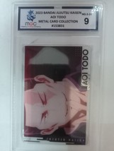 MGC Grade 9 Aoi Todo | Jujutsu Kaisen 2023 Metal Cards Collection 3 - £26.83 GBP