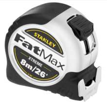 STANLEY FatMax Xtreme 8m/26&#39; Tape Measure With Chrome Case And Rubber Grip - $788.47 MXN