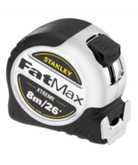 STANLEY FatMax Xtreme 8m/26&#39; Tape Measure With Chrome Case And Rubber Grip - €36,78 EUR