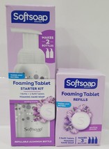 Softsoap Foaming Tablet Starter Kit &amp; Foaming Tablet Refills, Sparkling Lavender - £15.02 GBP