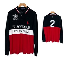 Polo Ralph Lauren Blackwatch Polo Team Shirt Mens XL Long Sleeve Rugby B... - $49.98