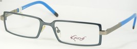 Kaos 116 COL2 Stone Blue / Silver Eyeglasses Glasses Frame 51-17-135mm Germany - £62.23 GBP