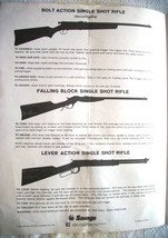 Vintage (1976) Instruction Manual - Savage Rifles - $7.95