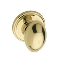 NIB Copper Creek EK2040PB Polished Brass Egg Style Keyed Entry Door Knobset - $14.84
