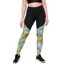 TAROT LEGGINGS | The MAGICIAN | Sporty Style | The Craft - £44.70 GBP