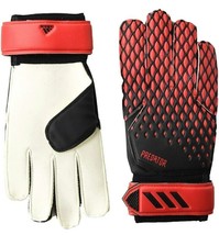 Adidas Unisex Adult 10 Predator20 Training Goalkeeper Soccer Gloves Black Red - £14.58 GBP