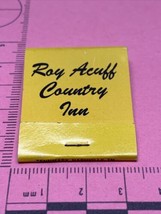 Vintage Matchbook Cover Roy Acuff Country Inn Monteagle &amp; Jasper, TN     gmg - £9.70 GBP