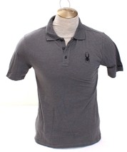 Spyder Gray Short Sleeve Polo Shirt Men&#39;s S NWT - $59.99