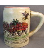 1980 BUDWEISER CLYDESDALE STEIN CS19 1st mug in annual Christmas Holiday... - $75.00