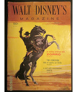 GUY WILLIAMS AS ZORRO (WALT DISNEY MAGAZINE # 3 1958)  (RARE EARLY DISNE... - $216.53 CAD