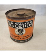 Empty SIR WALTER RALEIGH ANTIQUE TOBACCO TIN by BROWN &amp; WILLIAMSON TOBAC... - $24.49