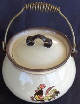 Vintage Metlox Covered Kettle Casserole with Metal Handle – Poppytrail – VGC - £94.61 GBP