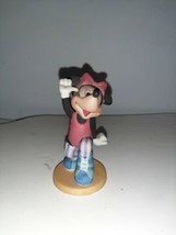 Vintage RARE Disney Minnie Mouse Aerobic Exercise Ceramic Bisque figurine Korea - £11.95 GBP