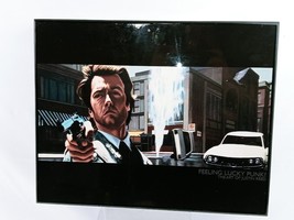 Clint Eastwood Feeling Lucky Punk? Justin Reed 16x20 Reproduction Gelcoat Print. - $29.95