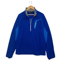 Marmot Pullover Mens XL Blue Half Zip Fleece Jacket Hiking Outdoor Thermal - $32.66