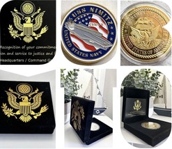 Us Navy - Uss Nimitz CVN-68 Challenge Coin Usn - £21.83 GBP