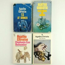 Agatha Christie Mystery LOT Partners in Crime The Clocks Elephants Can Remember